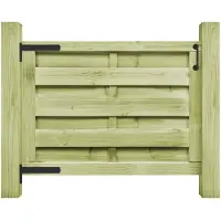 vidaXL Portillon Bois de pin imprégné 100x75 cm Vert