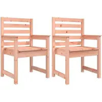 vidaXL Chaises de jardin 2 pcs. 60x48x91 cm bois massif douglas