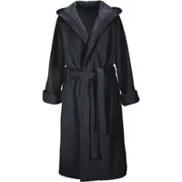 MOODIT Peignoir Reese, noir - XXL - Unisex - Coton/Polyester