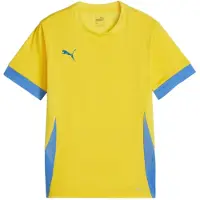 Puma T-Shirt fonctionnel bleu clair / jaune