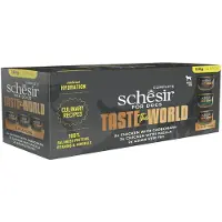 Schesir - Pack Variété Taste The World Chien Pâtée 6x150 G
