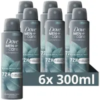 Dove 6 x Déodorant en spray pour homme - Eucalyptus & Menthe 150 ml