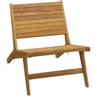vidaXL Chaise de jardin en teck massif