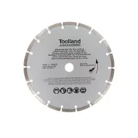 Toolland MEULE DIAMANTÉE - 230 MM - SEGMENTÉE -