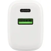 Musthavz PD Charger USB-A + USB-C 20W - Blanc