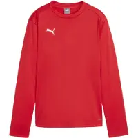 Puma Sweat de sport 'TeamGoal' rouge / blanc