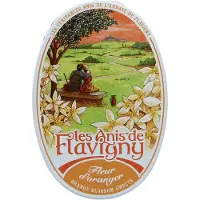 Les Anis de Flavigny 12x Boites 50g Fleur D'oranger - Bonbon Anis - Anis De Flavigny