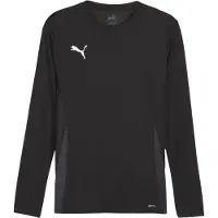 Puma T-Shirt fonctionnel 'teamGOAL' gris foncé / noir / blanc
