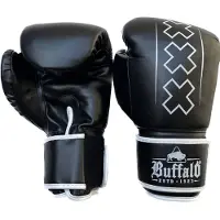 Buffalo Gants de boxe Buffalo Outrage noir et blanc 16oz