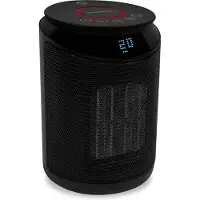 Vonroc Radiateur électrique - radiateur soufflant - 1000W/2000W - céramique - 3 réglages - fonction swing - affichage LED - thermostat et minuterie - 20m2