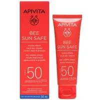 Apivita Bee Sun Safe Hydra Fresh Face Gel-Cream SPF50 gel-crème hydratant SPF 50 50 ml