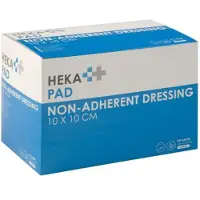 Heka Pad Non-Adherent Dressing 10 x 10 cm | 100 pièces