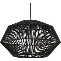 Light & Living Suspension Bohème Deya noir Ø 40cm