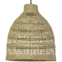 Light & Living Suspension - naturel - Sagar - matériaux végétaux - Ø 38cm - E27 - 2960530 -