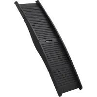 vidaXL Rampe pliable pour chien Noir 153x40x12,5 cm Plastique