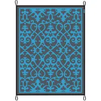 Bo Camp Tapis Bo-Leisure Picnic Bleu (2x1,8 m)