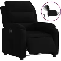 vidaXL Fauteuil relax électrique noir velours