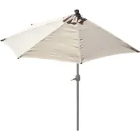 Mendler Parasol Lorca semi-circulaire 2,7m UV 50