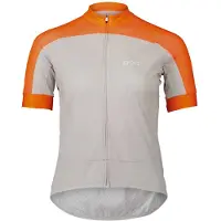 POC Essential Road Logo Short Sleeve Jersey Orange M Femme