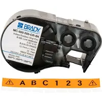 Brady MC-500-595-OR-BK ruban vinyle 12,7 mm x 7,62 m (d'origine) - noir sur orange