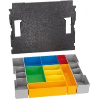 Bosch Professional L-boxx Inset Box Set Toolbox 12 Pieces Clair