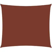 vidaXL Voile de parasol tissu oxford rectangulaire 6x7 m terre cuite
