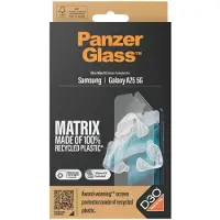 PanzerGlass Protection d'écran Matrix Recycled Ultra-Wide Fit Anti-bactérienne avec applicateur Samsung Galaxy A25 (5G)