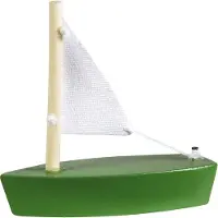 Goki Set 3 Petits Bateaux Voilier Jouet En Bois Enfant 3 Ans +.