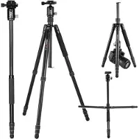 Kingjoy G55MARKII+G1 Tripode (Métal), Trépied, Noir