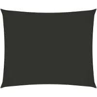 vidaXL Voile de parasol tissu oxford rectangulaire 6x7 m anthracite
