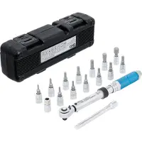Bgs Jeu de clés dynamométriques sortie carré extérieur 6,3 mm (1/4") 3 - 24 Nm 16pcs - 72088