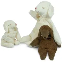 Senger Naturwelt Coussin chauffant - Grand - 51 cm - Mouton - Bl - - UneTaille - Peluche