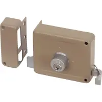 Yale - Oplegslot met Vaste Buitencilinder - Doornmaat 50 mm - Links
