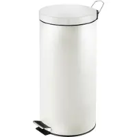 EKO - Treteimer 30 Liter - Steel - Weiß