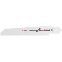 Bosch 2608656931 - Lame de Scie Sabre M 3456 XF pour égoïne multifonction PFZ 500 E Bosch Progressor for Wood and Metal