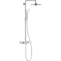 GROHE Euphoria SmartControl System 260 Mono colonne de douche de pluie mitigeur thermostatique Chrome Brillant