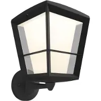 Philips Hue Econic Applique Murale White and Color Noir Moderne