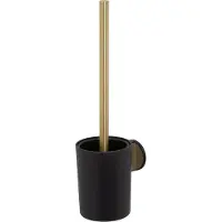 Tiger Brosse WC Tiger Tune Avec Support Messing Noir