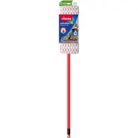 Vileda Ultramax XL balai à franges et balai-éponge Humide Microfibre Rouge, Blanc