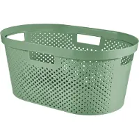 Keter Infinity Recycled Panier Linge Dots 40lvert 58.5x38xh26.5cm