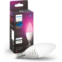 Philips Hue Ampoule Bougie White and Color E14 Ampoule Séparée