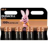 Duracell PLUS 100% AA LR06 X8