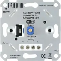 Tradim WiFi LED dimmer 2500W 3-150 W (R,C)