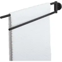 Tiger Porte-Serviette Tiger Urban Black 5 x 7,5 x 45 cm