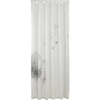 Sealskin Rideau de Douche Sealskin Flow Noir Blanc (180 x 200 cm)
