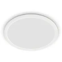 Philips Luminaire LED Superslim 3en1 CL550 15W 2700K IP44 blanc