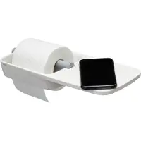 Tiger Porte-Papier Toilette Tiger Tess Planchet White Light Grey