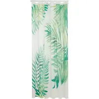Sealskin Rideau de Douche Sealskin Leaves Vert Blanc (180 x 200 cm)