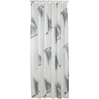 Sealskin Rideau de Douche Sealskin Birds Noir et Blanc (180 x 200 cm)