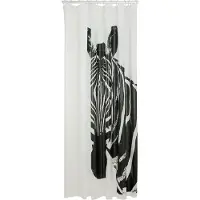Sealskin Rideau de Douche Sealskin Zebra Noir Blanc (180 x 200 cm)